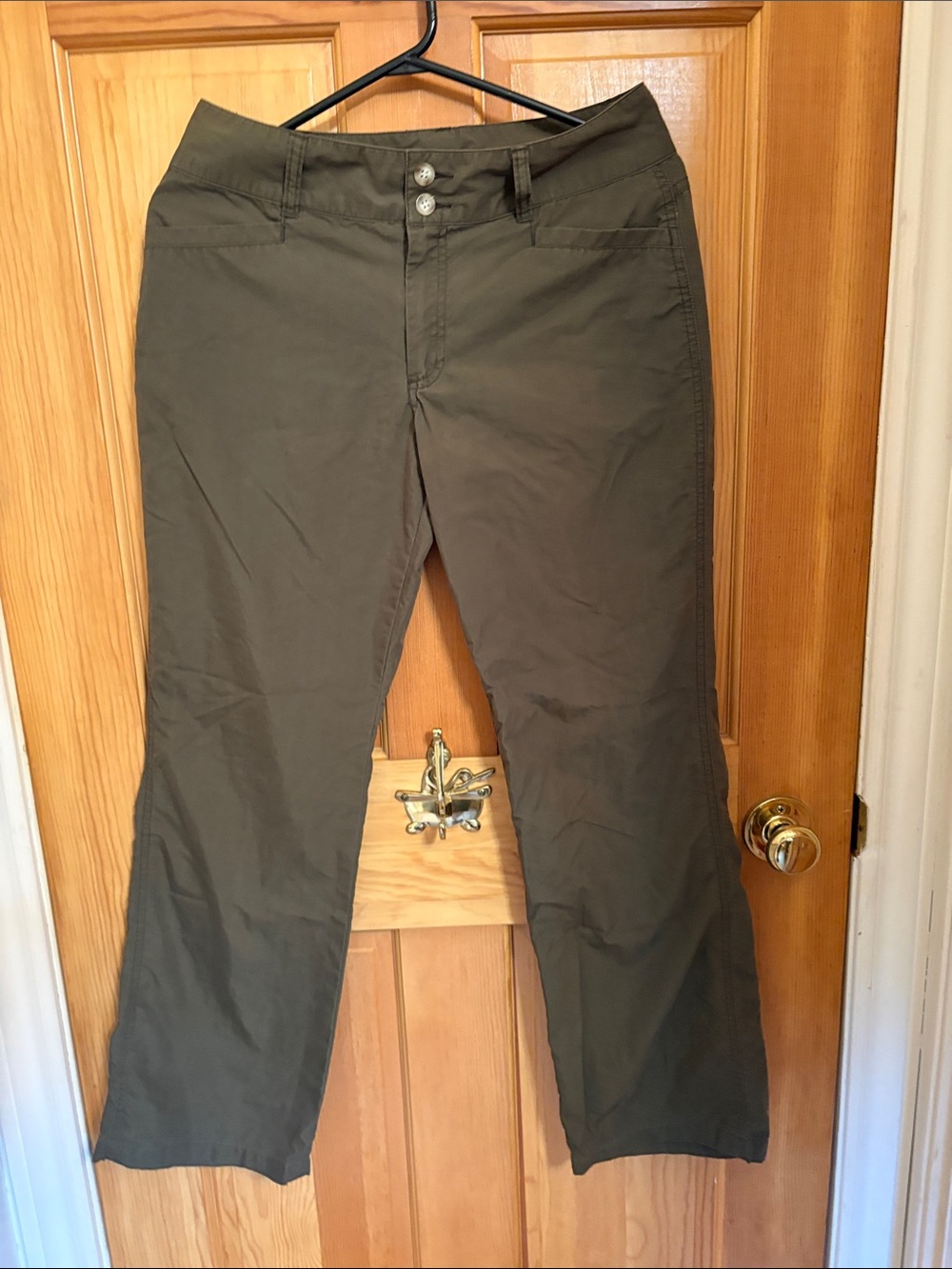 Women’s Olive Green Cotton Pants